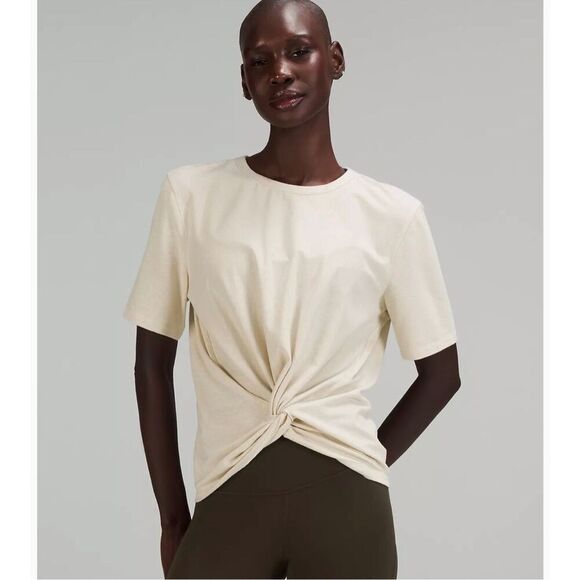 Lululemon Crescent T-Shirt Spark size 4 - Picture 1 of 6